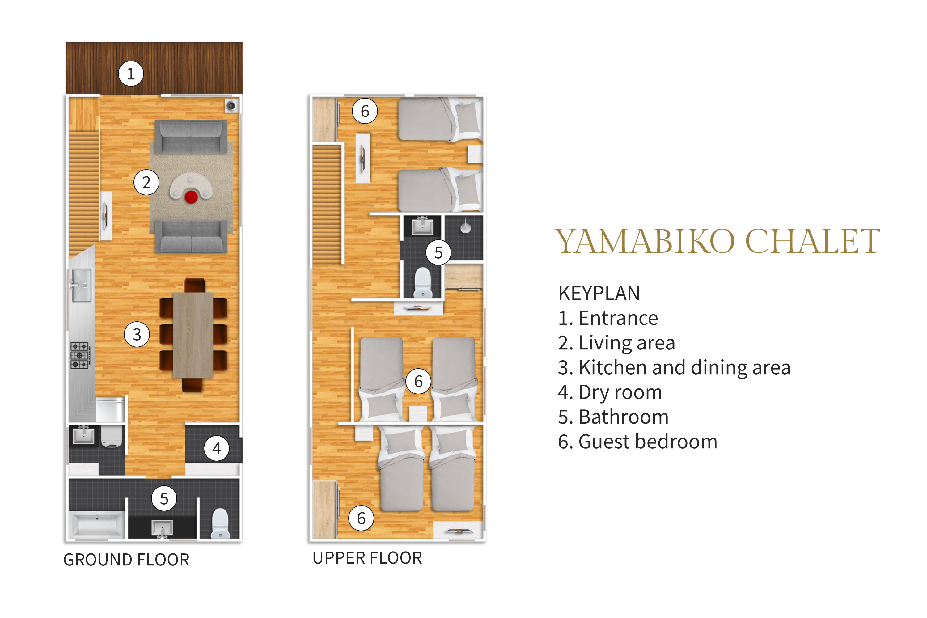 Yamabiko Chalet - Floorplan<br />